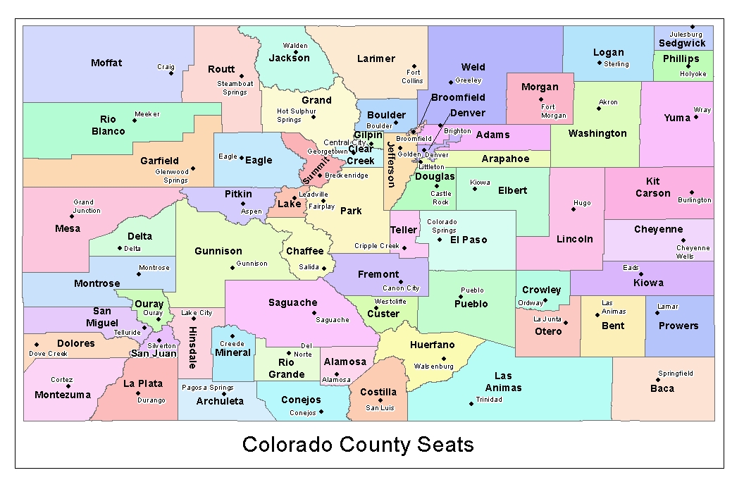 County Counties | Colorado Assessors' Association